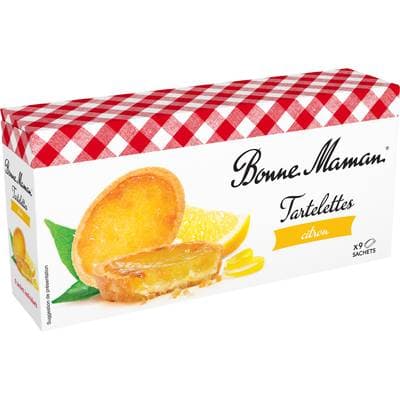 Bonne Maman Tartelette au citron x9, 140g