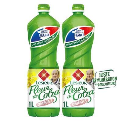 Lesieur Huile fleur de colza, Lot de 2x1L