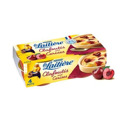 La laitière Clafoutis cerise, 4x85g