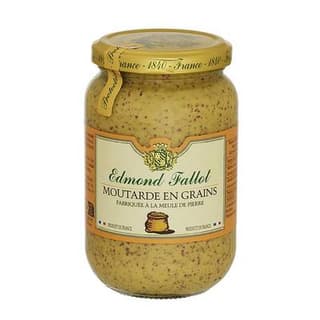 Edmond Fallot Moutarde de Dijon en grains bocal, 380g