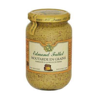 Edmond Fallot Moutarde de Dijon en grains bocal, 380g