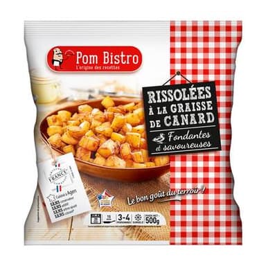 Pom Bistro Rissolées cuisinées à la graisse de canard, 500g