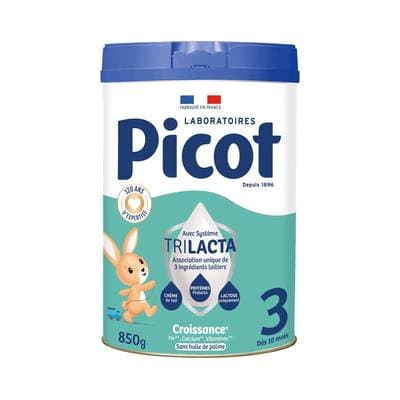 Laboratoire Picot Lait de Croissance 3ème âge en Poudre Bébé Dès 10 mois, 850g