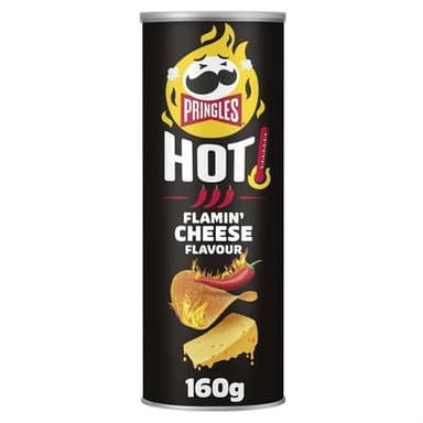 Pringles Chips Tuiles HOT Flamin' Cheese, 160g