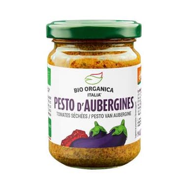 Bio Organica Italia Pesto d'aubergine bio, 140g