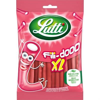 Lutti Bonbon Fili-doo XL fraise 180G, 180g