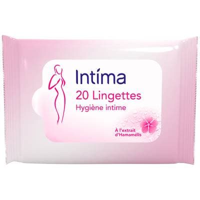 Intima Lingettes intimes Régulation active aux extraits de cranberry, 20  lingettes