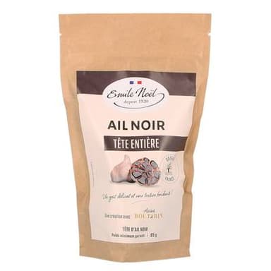 Emile Noël Ail Noir Tête Entière Bio, Sachet de 65g