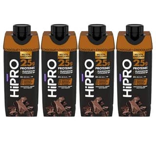 HiPRO Yaourt à boire Chocolat Protéiné 0%mg, Lot de 4x330ml