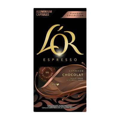 L'or Espresso Café Espresso Saveur Chocolat, 10 capsules