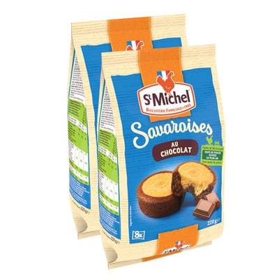 St Michel Savaroise au Chocolat, Lot de 2x220g