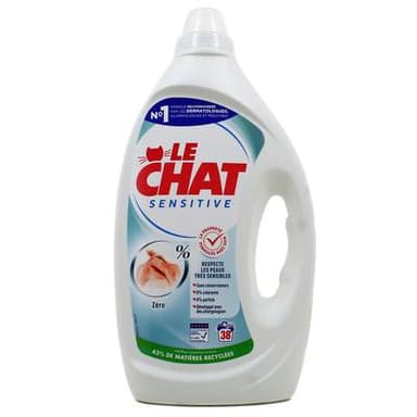 Le Chat Lessive liquide sensitive 0%, 1,7L