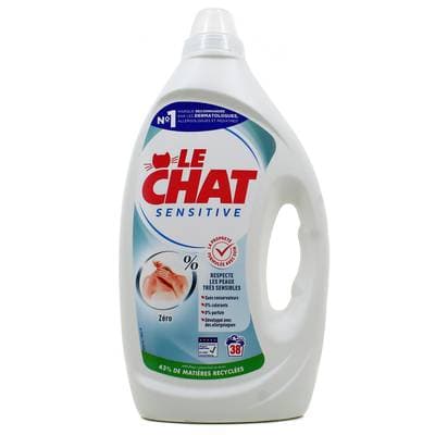 Le Chat Lessive liquide sensitive 0%, 1,7L