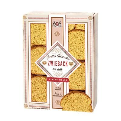 Albert Ménès Petites biscottes suisses au lait, 165g