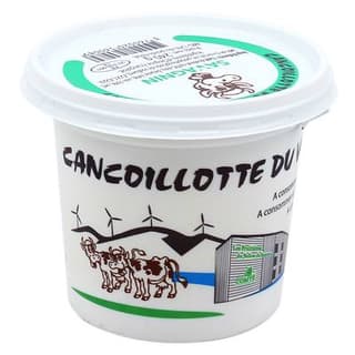Les Fruitières Du Vallon De Sancey Cancoillotte au Vin du Jura Savagnin 12%MG du Vallon de Sancey - Lait de vache pasteurisé, 240g