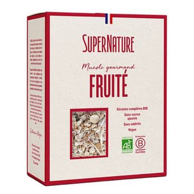 Super Nature Muesli Fruité Bio, 350g