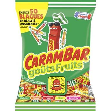 Carambar Carambar goûts fruits, 320g