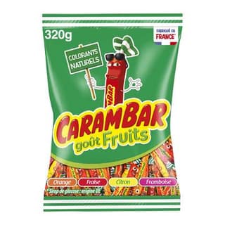 Carambar Carambar goûts fruits, 320g