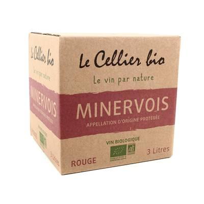 Minervois rouge AOP - Le Cellier Bio 14°