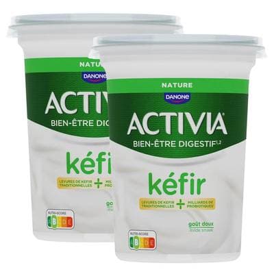 Activia Kéfir Nature Bifidus, Lot de 2x345g