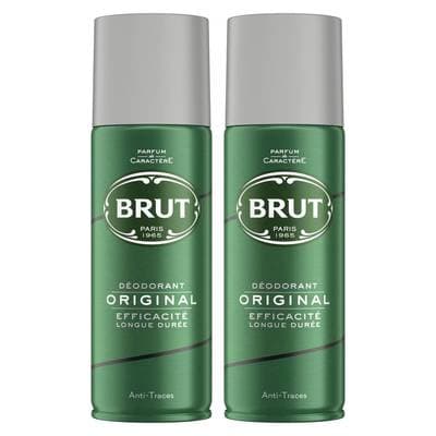 Brut Déodorant spray original, Lot de 2x200ml