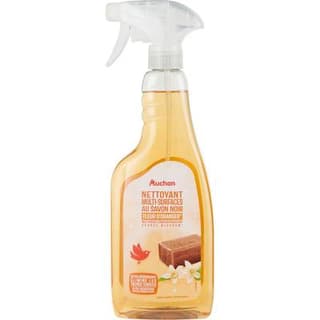 Auchan Spray multi-surfaces au savon noir parfum fleur d'oranger, 750ml