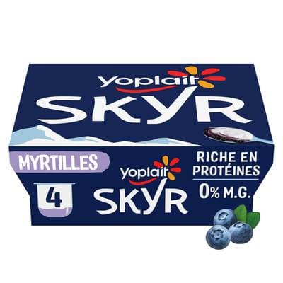 Yoplait Skyr Myrtilles 0%, 4x100g