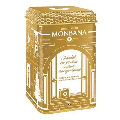 Chocolaterie Monbana Poudre de chocolat chaud aux épices de noël, 250g