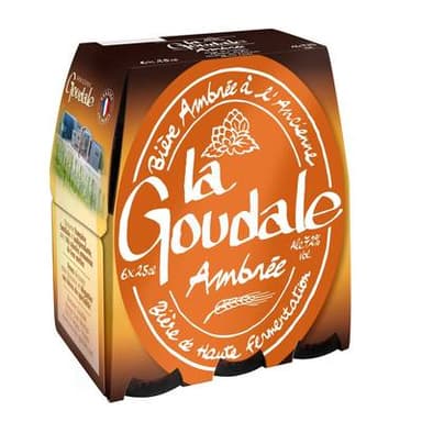 La Goudale Bière ambrée à l'ancienne 7,2°, 6x25cl