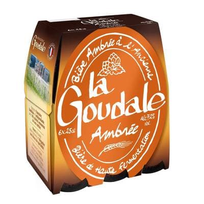 La Goudale Bière ambrée à l'ancienne 7,2°, 6x25cl