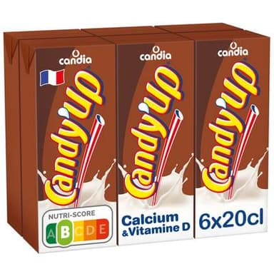 Candy-Up Boisson lactée chocolat UHT, 6x20cl
