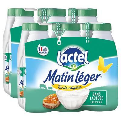 Matin Léger de Lactel - Lait écrémé 0%mg sans lactose