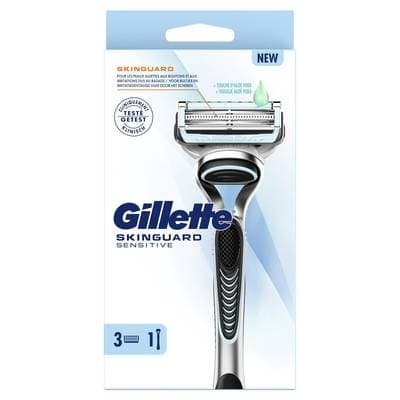 Gillette Rasoir Skinguard 1 + 3 lames, 1 rasoir