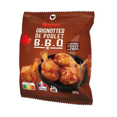 Auchan Grignottes de Poulet Barbecue, 250g