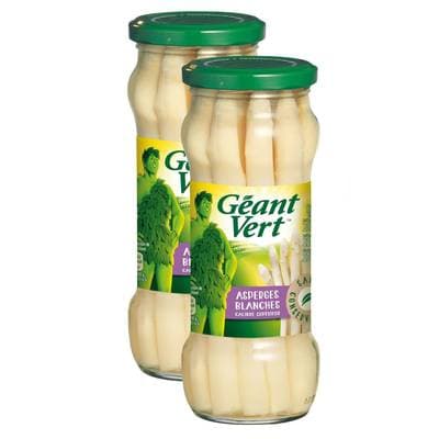 Géant Vert Asperges blanches, Lot de 2x205g