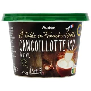 Auchan Terroir Cancoillotte à l'Ail IGP, 250g