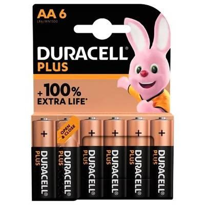 Duracell - 6 Piles LR06 / AA Alcaline Plus