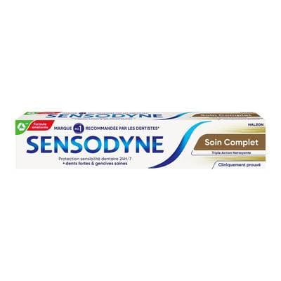 Sensodyne Dentifrice soin complet triple action, 75ml