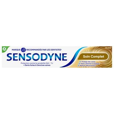 Sensodyne Dentifrice soin complet triple action, 75ml