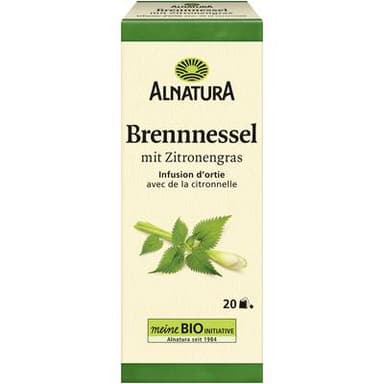 Alnatura Infusion d'Ortie à la Citronnelle Bio - 20 sachets, 30g