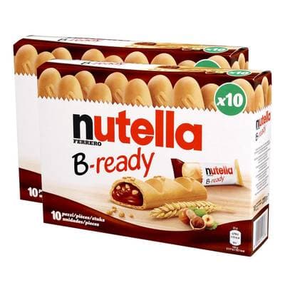 Nutella B-ready (2x10 étuis), Lot de 2x220g