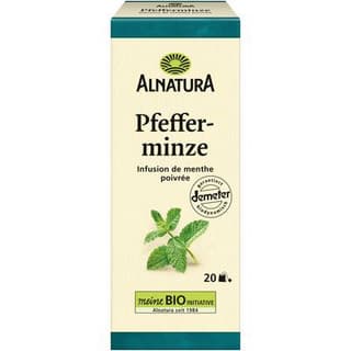 Alnatura Infusion à la menthe poivrée bio, 20 sachets