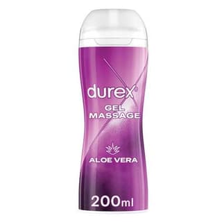 Durex Gel lubrifiant de massage Douceur à l'aloe vera, 200ml
