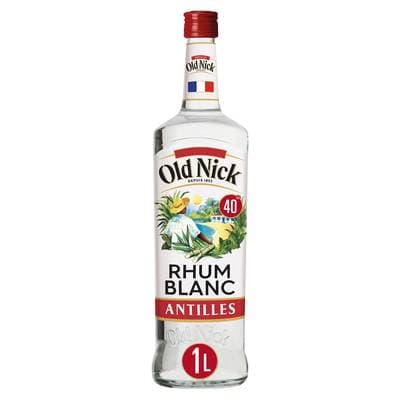 Old Nick Rhum blanc 40°, 1L
