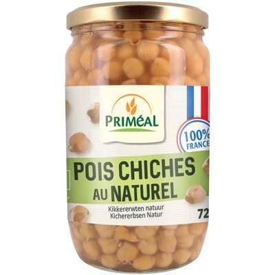 Priméal Pois chiches naturel bio, 720ML