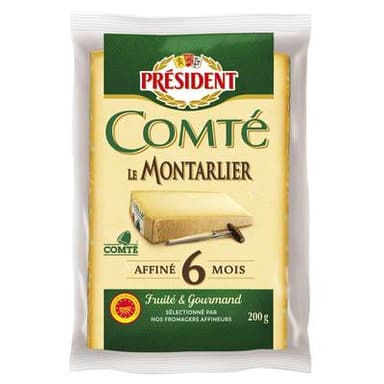 Président Comté AOP Le Montarlier 6 mois affinage, 200g