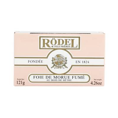 Rödel Foie de Morue fumée bois de hêtre, 121g