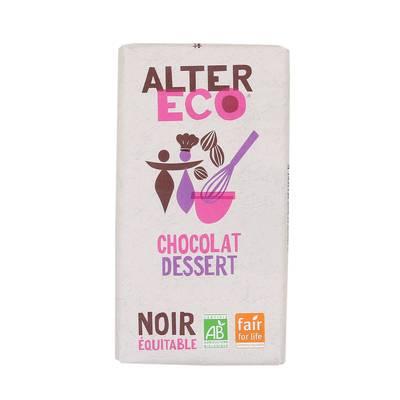 Alter Eco - Commerce Equitable - Chocolat noir dessert 50% Cacao Bio du Pérou