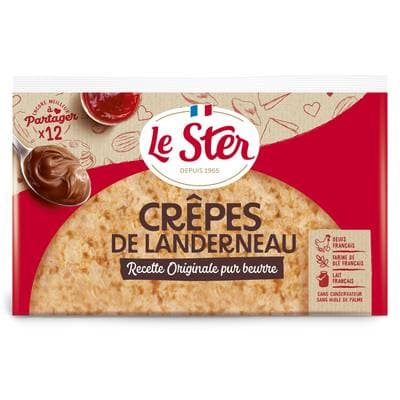 Le Ster Crêpes de Landerneau x12, 300g