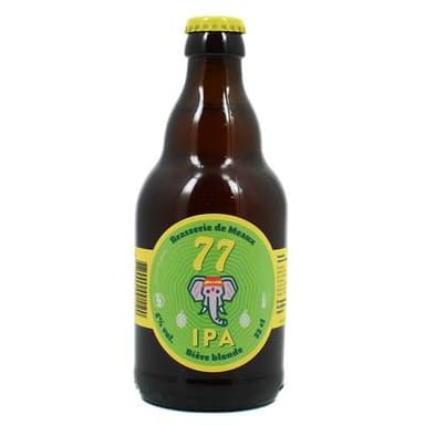 Brasserie de Meaux Bière I.P.A blonde 5°, 33cl